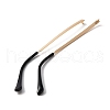 2Pcs Alloy Eyeglasses Arm FIND-WH0128-29G-1