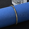 Ion Plating(IP) 304 Stainless Steel Round Snake Chain Bracelets BJEW-O186-08A-G-4