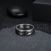 Rotatable Stainless Steel Finger Rings PW-WGFD7F6-02-2