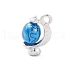 304 Stainless Steel Enamel Connector Pendants STAS-B085-29P-1