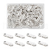 Spritewelry 100Pcs 3-Hole Iron Grade A Rhinestone Bridge Spacers RB-SW0001-02-11