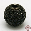 Round 925 Sterling Silver Beads STER-O021-01B-6mm-3