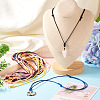 27Pcs 9 Colors Korean Waxed Polyester Cord Necklace Making NJEW-TA00166-8