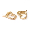 Brass Micro Pave Clear Cubic Zirconia Links ZIRC-Z007-20G-2