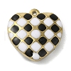 304 Stainless Steel Enamel Pendants X-STAS-E216-02G-01-1