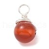 Natural Mixed Stone Pendants PALLOY-JF02102-01-2