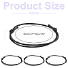 80Pcs Waxed Polyester Cord Bracelet Bracelet Makings AJEW-UN00015-3