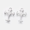 201 Stainless Steel Tiny Cross Charms STAS-L233-082P-2