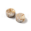 Two Tone Opaque Acrylic Beads MACR-M044-13-2
