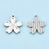 925 Sterling Silver Charms STER-T006-15S-2