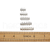 Brass Slide Lock Clasps KK-TA0007-28-9