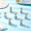 7Pcs Natural Gemstone Chip Healing Crystals Wishing Bottles AJEW-JD00018-1