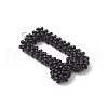 Glass Seed Beaded Musical Note Pendants PALLOY-MZ00569-3