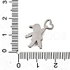 304 Stainless Steel Pendants STAS-Q362-01D-P-3