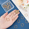 Unicraftale 12 Pairs 201 Stainless Steel Hoop Earrings for Women EJEW-UN0002-43-3