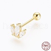 925 Sterling Silver Barbell Cartilage Earrings STER-G031-32G-4
