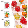BENECREAT 30Pcs 3 Style Handmade Lampwork Beads LAMP-BC0001-01-2