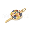 304 Stainless Steel Enamel Pendants STAS-U044-02A-G-2