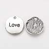 Tibetan Style Alloy Pendants TIBEP-Q078-23AS-NR-2