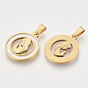 201 Stainless Steel Pendants STAS-N089-61G-2
