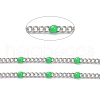 304 Stainless Steel Enamel Curb Chains CHS-P013-01P-10-2