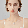 Beebeecraft 1Pc 925 Sterling Silver Rope Chain Necklaces NJEW-BBC0001-16P-02-5