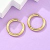 Ion Plating(IP) 304 Stainless Steel Huggie Hoop Earrings EJEW-F111-20mm-G-4