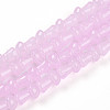 Baking Painted Glass Beads Strands DGLA-N007-01E-1