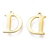 PVD Vacuum Plating  304 Stainless Steel Charms STAS-H112-D-G-2