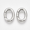 304 Stainless Steel Spring Gate Rings STAS-S079-88A-1