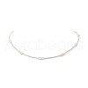 Natural Pearl & Seed Beaded Necklace for Women NJEW-JN04215-6