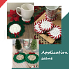 SUNNYCLUE 1 Set DIY Tapestry Knitting Kits DIY-SC0025-78A-5
