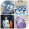 Polyester Flower Pattern Fabric DIY-WH0021-39B-7