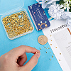 SUNNYCLUE Brass Tube Crimp Beads KK-SC0005-41-3
