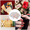 SUPERFINDINGS 7 Sheets 7 Styles PET Christmas Nail Art Stickers DIY-FH0005-74-6