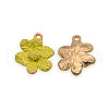 Rose Gold Tone Alloy Enamel Pendants ENAM-J475-04RG-2