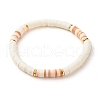 Polymer Clay Heishi Beads Bracelets Set BJEW-JB07242-05-3