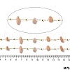 Handmade Natural Sunstone Chip Beaded Chains CHC-F020-09G-06-2