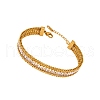 Cubic Zirconia Tennis Bracelet BJEW-Q775-03G-1