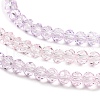 Transparent Painted Glass Beads Strands X1-DGLA-A034-T3mm-A05-4
