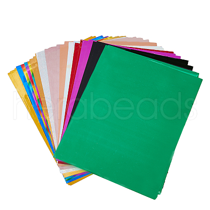 SUPERFINDINGS 60 Sheets 12 Colors A4 Hot Stamping Foil Paper DIY-FH0005-43-1