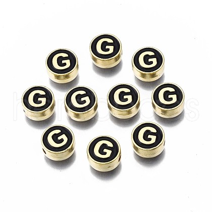 Alloy Enamel Beads ENAM-N052-006-02G-RS-1