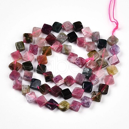 Natural Tourmaline Beads Strands G-T140-04B-1