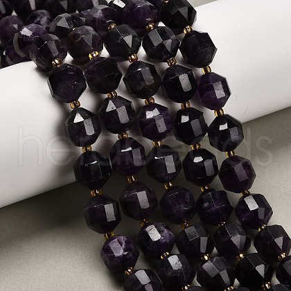 Natural Amethyst Beads Strands G-P568-B02-01-1