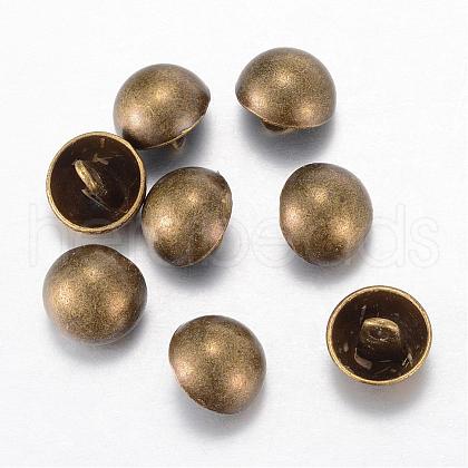 Alloy Shank Buttons BUTT-D054-12.5mm-06AB-1
