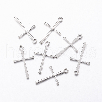 Tarnish Resistant 304 Stainless Steel Pendants X-STAS-L200-49P-1