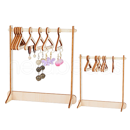 Wooden Earring Display Stands EDIS-WH0035-03C-1