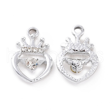 Alloy Rhinestone Pendants ALRI-C008-14P-1