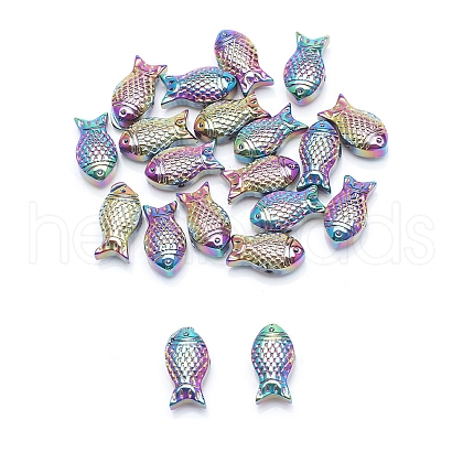 Full Plated Electroplate Glass Beads PW-WG13681-08-1