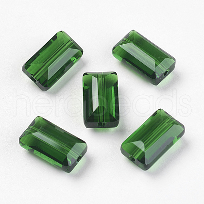 Imitation Austrian Crystal Beads SWAR-F081-6x12mm-15-1